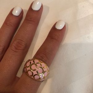 Pink Coach Ring